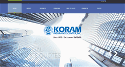 Desktop Screenshot of koraminsurance.com
